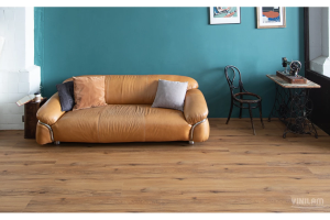 Виниловая плитка Vinilam Cork Premium WPC 33037 Дуб Кадис