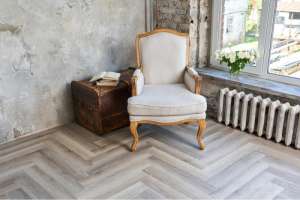Виниловая плитка Vinilam Parquet Herringbone Glue GD11122 Эрмитаж