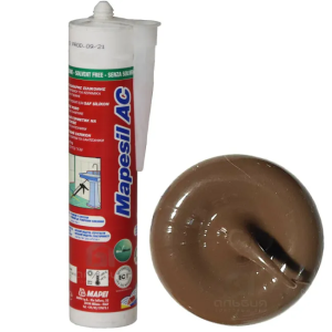 Герметик силиконовый Mapei Mapesil AC 144 шоколад