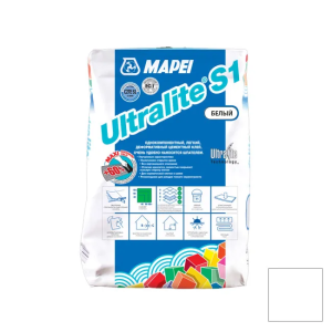 Клей для плитки Mapei UltraLite S1 C2TE белый