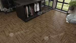 Ламинат Alpine Floor Herringbone 12 PRO NEW LF106-10 Дуб Бордо