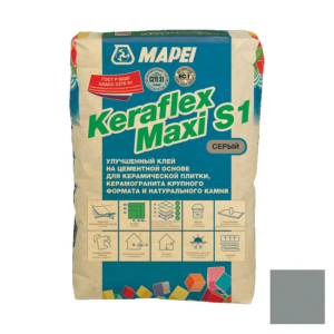 Клей для плитки Mapei KeraFlex Maxi S1 C2TE серый
