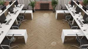 Ламинат Alpine Floor Herringbone 12 PRO NEW LF106-07 Дуб Прованс