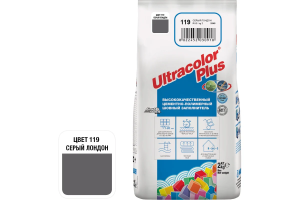 Затирка Mapei Ultracolor Plus 119 Серый Лондон