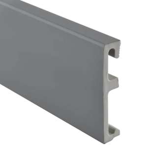 Salag Плинтус Grey RAL7047 2,4 м (Alpha 80)
