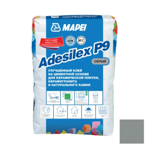 Клей для плитки Mapei ADESILEX P9 C2TE серый