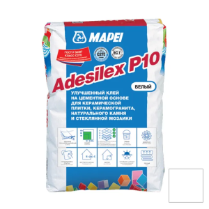 Клей для плитки Mapei ADESILEX P10 C2TE белый