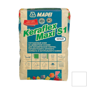 Клей для плитки Mapei KeraFlex Maxi S1 C2TE белый