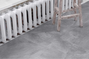 Виниловая плитка Vinilam Ceramo Stone WPC 61602 Серый Бетон