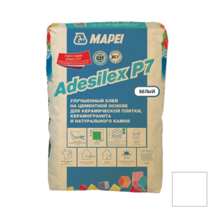 Клей для плитки Mapei ADESILEX P7 C2T белый