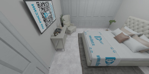 Виниловая плитка Moduleo Roots 40 Cantera 46921 на полу