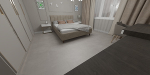 Виниловая плитка Moduleo Roots 55 Mattina 46930XL на полу