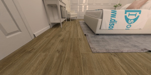 SPC Кварцвинил Salag Wood Intense реальные фото в интерьере