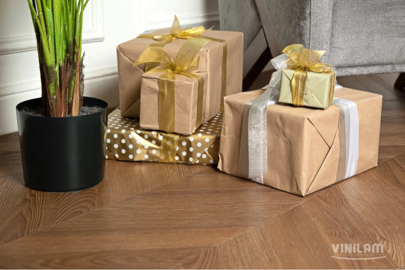 Виниловая плитка Vinilam Parquet Chevron Glue I1651102 Плезир 