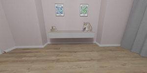 Виниловая плитка Moduleo Roots 55 Blackjack Oak 22229 в интерьере