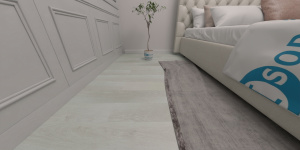 Виниловая плитка Art TILE HIT AT751 Дуб Джапанди интерьер