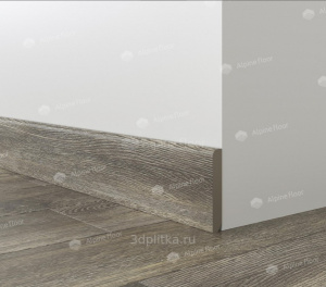 Фото Alpine Floor Плинтус ECO SK 13-8 Венге Грей 2,2 м (Parquet Light) 