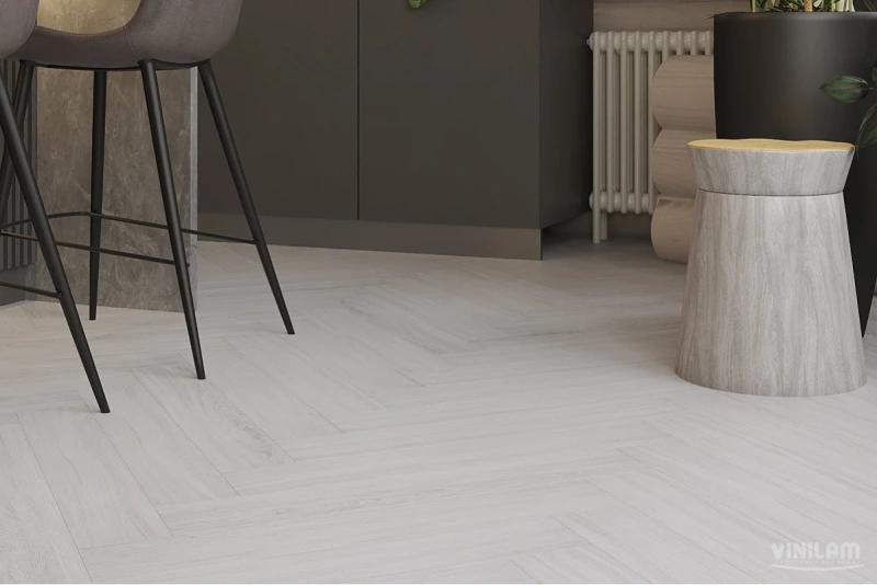 Виниловая плитка Vinilam Parquet Herringbone IS11366 Санторини 