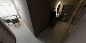 SPC кварцвинил Salag Wood Savor фото в интерьере