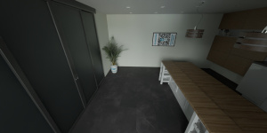 Кухня 2 ламинат Виниловая плитка Moduleo Roots 55 Triana 46990XL в интерьере