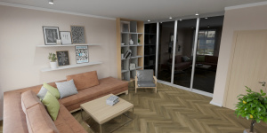 Виниловая плитка Salag Herringbone Eclat фото в интерьере