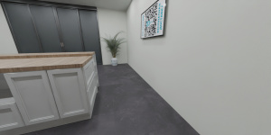 Виниловая плитка Moduleo Roots 55 Triana 46990XL на кухне