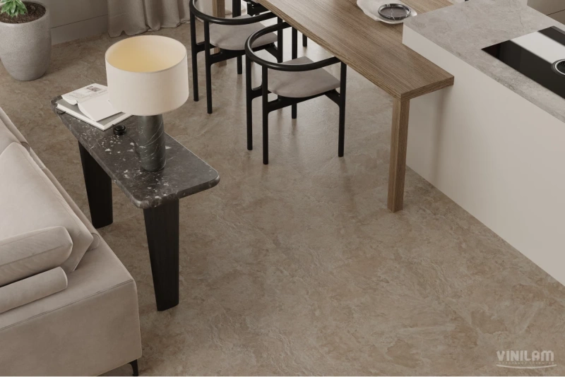 Виниловая плитка Vinilam Ceramo Stone WPC 81222 Аравийский Камень