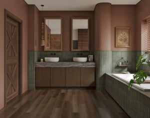 Виниловая плитка Alpine Floor Титан 6 ECO 28-6-R Обсидиан