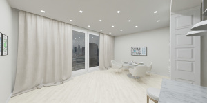 Виниловая плитка Moduleo Layred 55 Midland Oak 22235 на полу