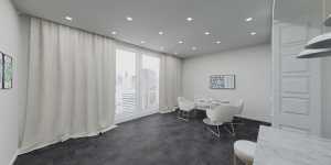 Виниловая плитка Moduleo Roots 55 Meteora 46967 на полу