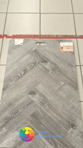 Виниловая плитка Cronafloor Herringbone 4V H009 Дуб Тулон 