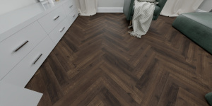 Кварц винил Alpine Floor Parquet LVT ECO 16-22 Дуб Альферац фото в интерьере