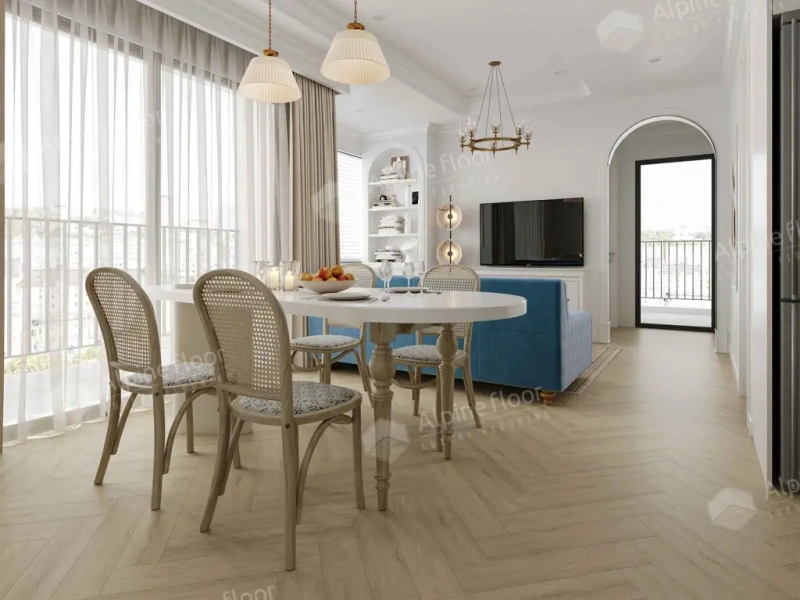 Виниловая плитка Alpine Floor Parquet LVT ECO 16-25 Дуб Денеб 