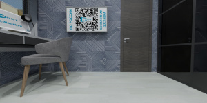 Виниловая плитка Art TILE HIT AT756 Клён Сугари в интерьере