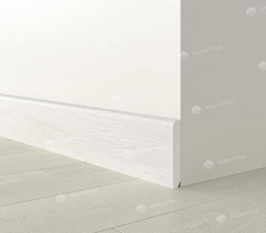 Фото Alpine Floor Плинтус ECO SK 13-0 Белый матовый 2,2 м (Parquet Light) 