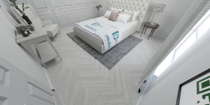 Виниловая плитка Alpine Floor Parquet LVT ЕСО 16-4 Дуб Арктик реальные фото
