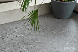 Фото Виниловая плитка Vinilam Ceramo Stone WPC 71613 Терраццо 