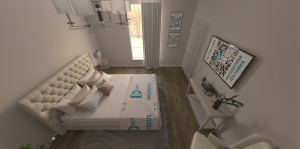 Кварцвинил Salag Wood Intense фото в интерьере