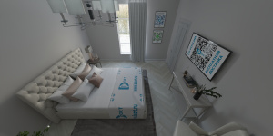 Кварц винил Salag Herringbone Victory фото в интерьере