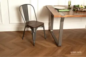 Виниловая плитка Vinilam Parquet Chevron Glue I1651102 Плезир клеевой