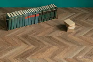 Виниловая плитка Vinilam Parquet Chevron Glue RI153610CL4 Нормандия клеевой