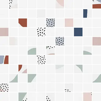 Добор к плитке Meissen Trendy (Мозаика настенная TY2O451 Trendy разноцветная 30 х 30 см)