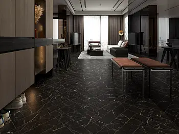 Виниловая плитка Alpine Floor Адамант Паркет ECO 31-11-R Неро