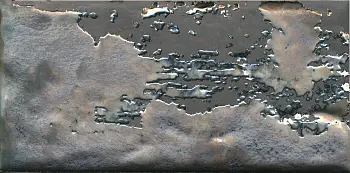 Добор к плитке Kerama Marazzi Граффити (Декор настенный TG\C04\19067 Граффити металл серый темный матовый  20 х 9,9 см)