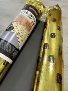 Фото Подложка A Step  рулон 3 мм Optima Gold >100 КПа (с пароизол.,оверлапом) 