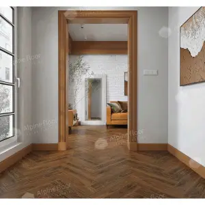 Фото Виниловая плитка Alpine Floor Nut ECO 22-4 Орех Кенари 