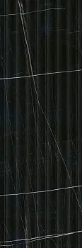 Керамическая плитка Kerama Marazzi Греппи (Настенная плитка 14035R Греппи черный структура глянцевый обрезной 40х120)