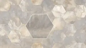 Виниловая плитка Moduleo Moods Big Hexagon Cloud Stone 46244 